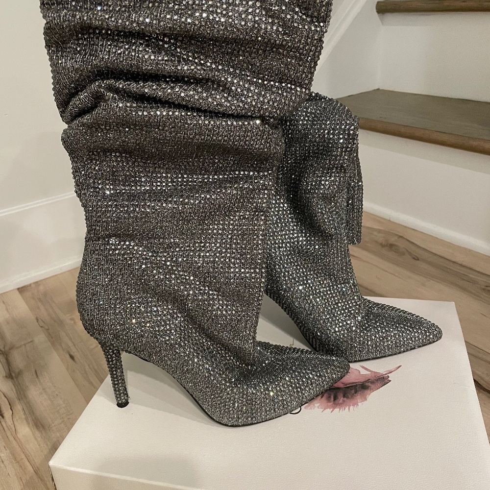 Jessica Simpson heeled boots